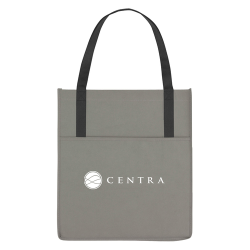 Non-Woven Shopper's Pocket Tote Bag