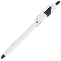 White Barrel European Design Ballpoint Pen