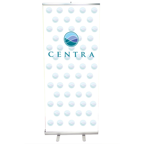 Economy Banner Retractable Stand -33"