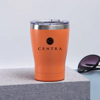 12 Oz. Travel Tumbler With Clear Slide Lid